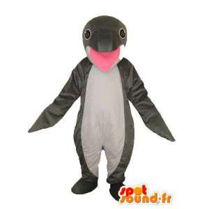 μαύρο και άσπρο δελφίνι μασκότ - δελφίνι κοστούμι - MASFR003720 - Dolphin μασκότ