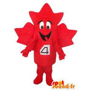 Mascot rosso carattere carpa - costume di pesce - MASFR003723 - Pesce mascotte
