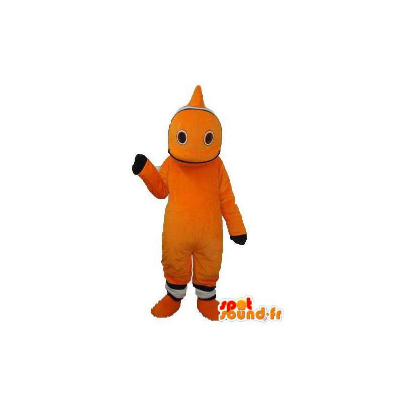 Znak maskot oranžový plyš - charakter převlek - MASFR003728 - Maskoti oceánu