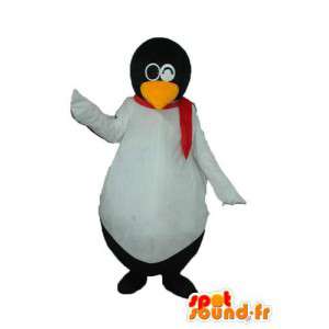 Sort hvid pingvin maskot - pingvin kostume - Spotsound maskot