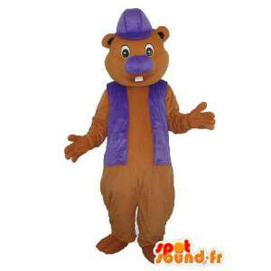 Castor mascote - traje caráter do castor - MASFR003732 - Beaver Mascot