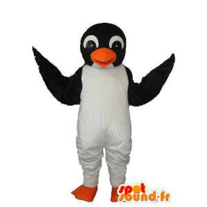 Mascot pinguim branco preto - Disfarce pinguim branco preto - MASFR003741 - pinguim mascote