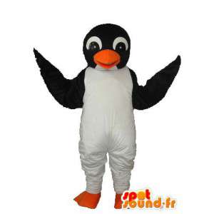 Mascota del pingüino negro blanco - blanco negro traje de pingüino - MASFR003741 - Mascotas de pingüino