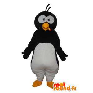 Mascot pinguim branco preto - traje de pelúcia pinguim - MASFR003745 - pinguim mascote