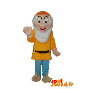 Mascot gammel mann hvitt skjegg - Gammel mann antrekk - MASFR003748 - Man Maskoter