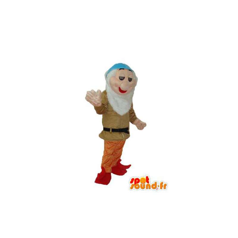 Mascotte oude man olive trui - Oude man outfit - MASFR003751 - man Mascottes