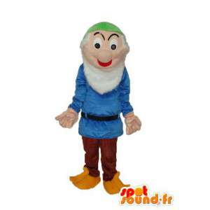 Maskot starý modrý svetr muže - převlek staříka  - MASFR003753 - Man Maskoti