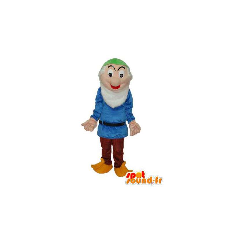 Mascotte oude blauwe trui man - vermommen oude man  - MASFR003753 - man Mascottes