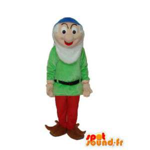 マスコット老人緑のセーター-老人の衣装-MASFR003754-男性のマスコット
