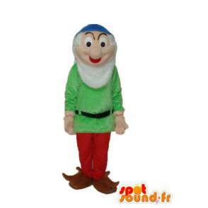 Mascot oude groene trui man - uitrustingsstuk oude man  - MASFR003754 - man Mascottes