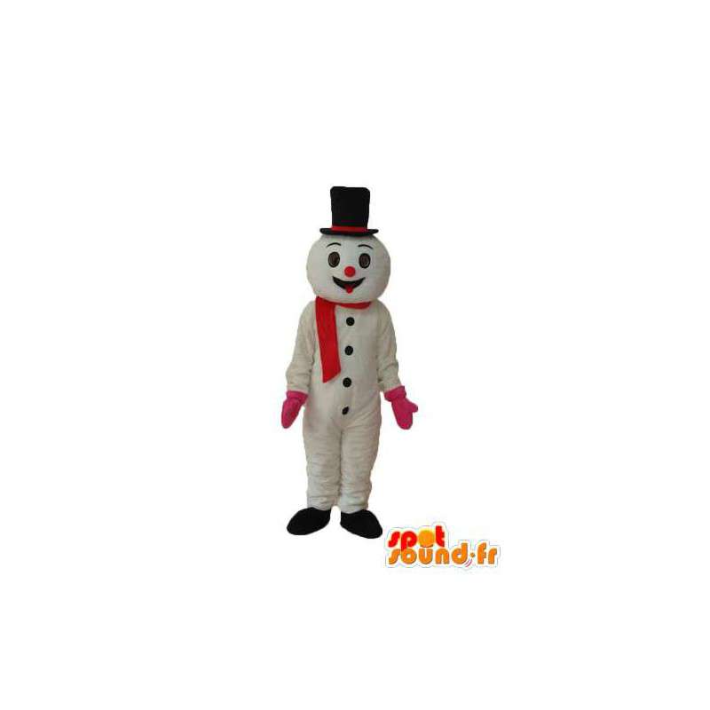 Marcotte teddy bear - White teddy bear costume - MASFR003762 - Bear mascot