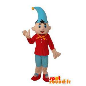 とがったトーク帽のピノキオマスコット-ピノキオコスチューム-MASFR003765-ピノキオマスコット