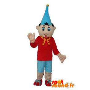 Pinocchio con la mascotte cappello a punta - Costume Pinocchio - MASFR003766 - Mascotte Pinocchio