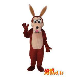 Brun plys hundemaskot - hundedragt - Spotsound maskot
