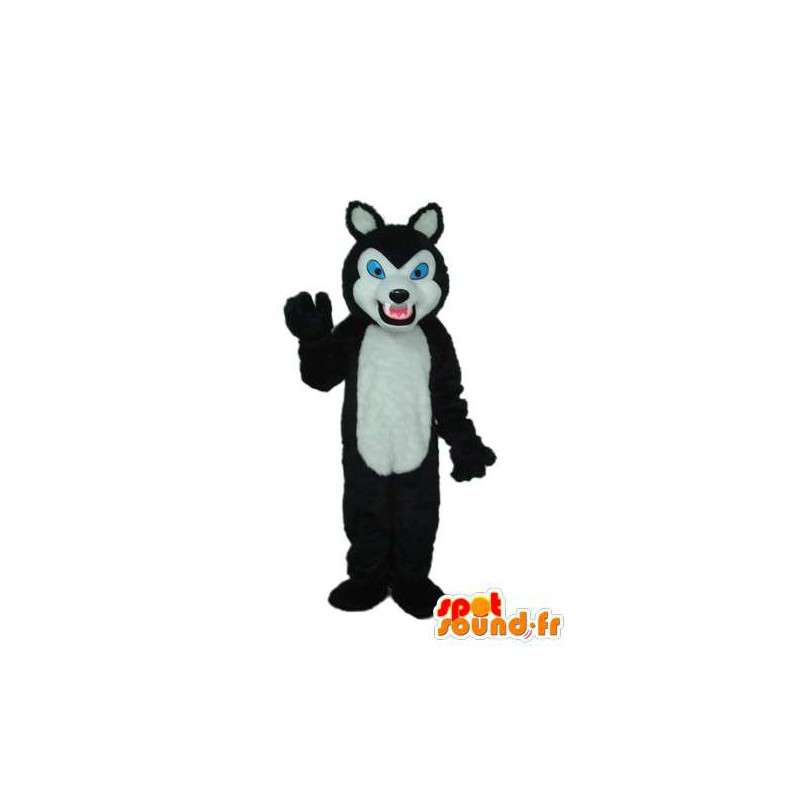 Cane peluche mascotte grigio - cane costume grigio - MASFR003780 - Mascotte cane