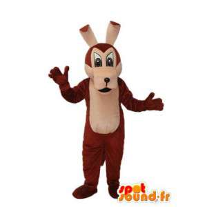 Brown Dog Mascot Pehmo - ruskea koira puku - MASFR003782 - koira Maskotteja
