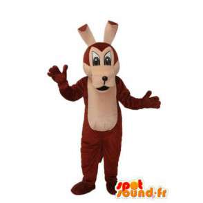 Mascot plush brown dog - brown dog costume - MASFR003782 - Dog mascots
