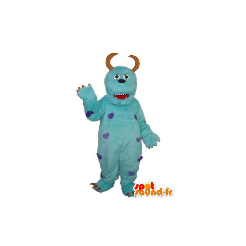 Sulley - monster & co plys kostume - Spotsound maskot
