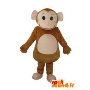 Brown monkey mascot - stuffed monkey costume - MASFR003785 - Mascots monkey