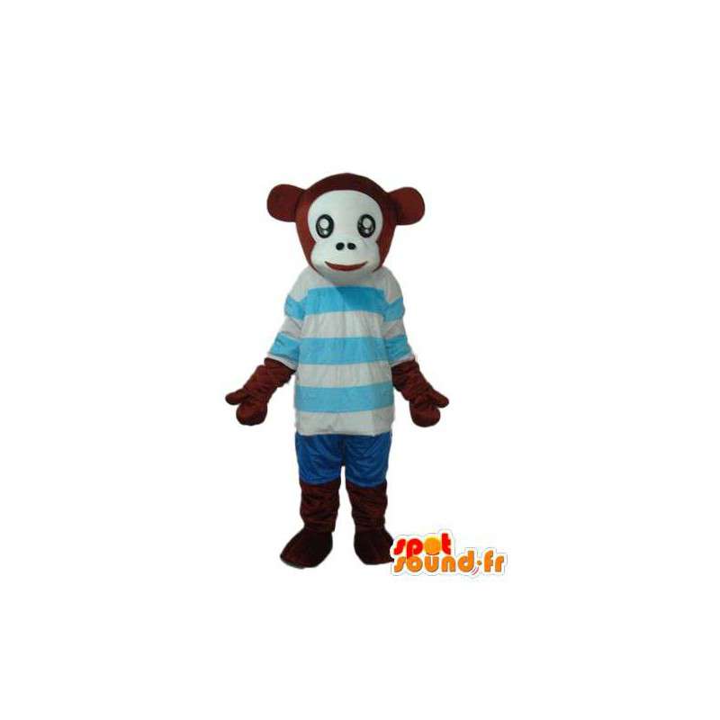 Chimpanse-kostume - Fyldt chimpanse-maskot - Spotsound maskot