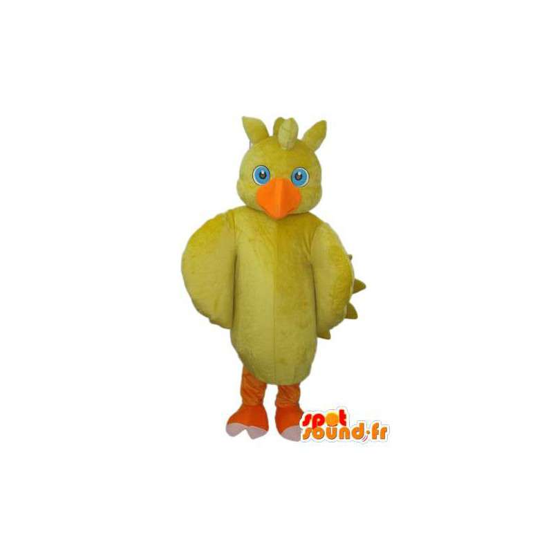 Gul kylling forkledning, og oransje ben - MASFR003805 - Mascot Høner - Roosters - Chickens