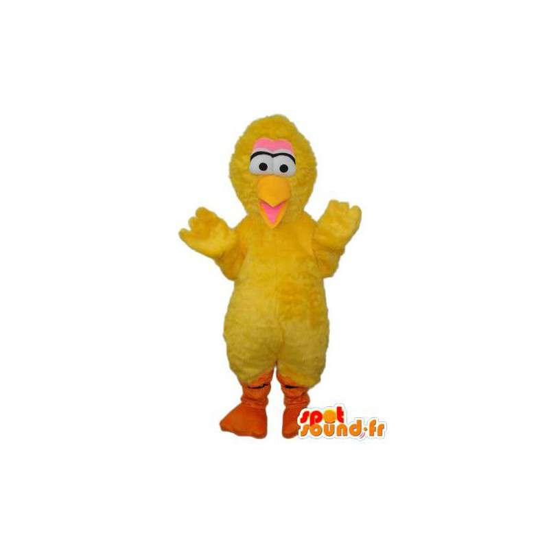 Varustus keltainen kananpoika - keltainen kananpoika Mascot - MASFR003809 - Mascotte de Poules - Coqs - Poulets