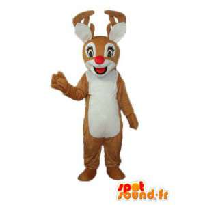 Bunny μασκότ βελούδου - Βελούδινα Bunny κοστούμι - MASFR003814 - μασκότ κουνελιών
