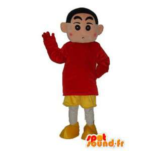 Mascot chico marrón de peluche - niño disfraz - MASFR003815 - Chicas y chicos de mascotas