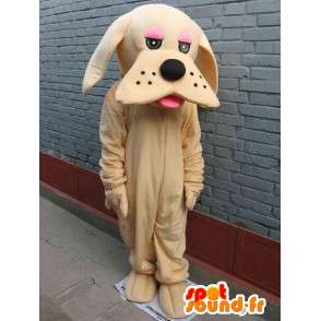 Klassische beige Hund Maskottchen - Disguise - Express-Versand - MASFR00296 - Hund-Maskottchen