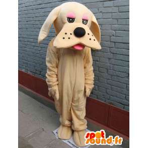 Mascotte chien beige classique - Déguisement - Envoi express - MASFR00296 - Mascottes de chien