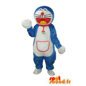 Imbottito mascotte del mouse blu - Mouse costume - MASFR003824 - Mascotte del mouse