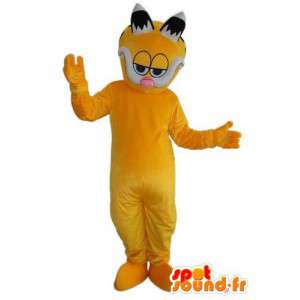 Gelbe Katze Maskottchen schlafenden Knospen - Disguise - MASFR003826 - Katze-Maskottchen