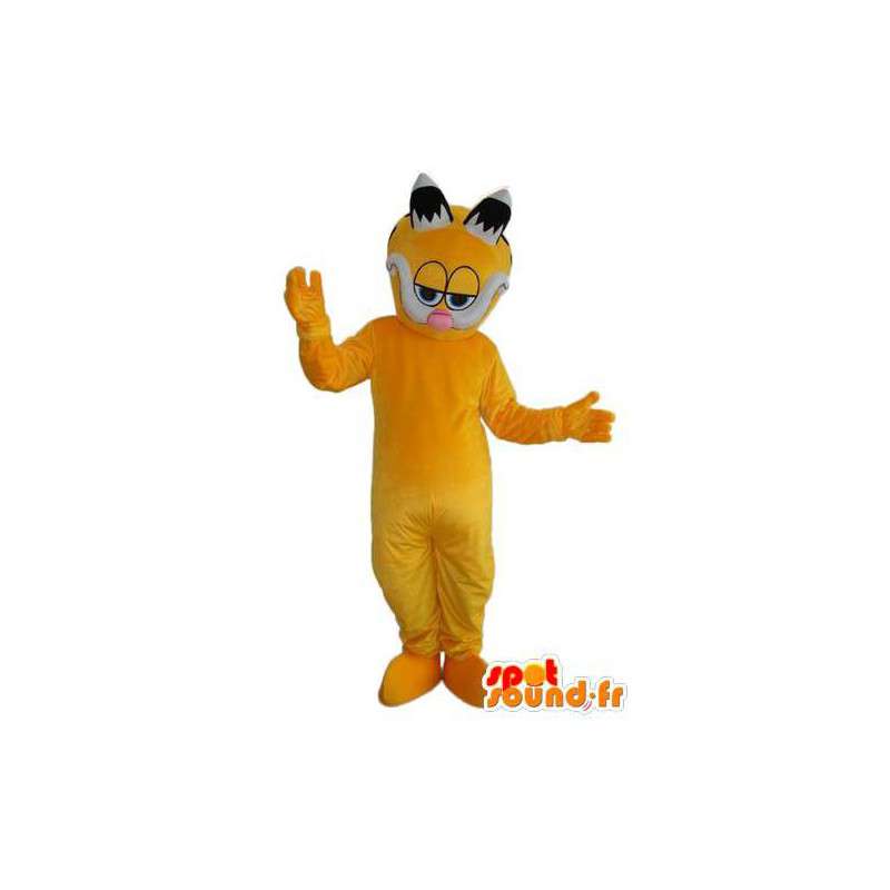 Keltainen kissa maskotti uinuvia silmuja - Disguise - MASFR003826 - kissa Maskotteja