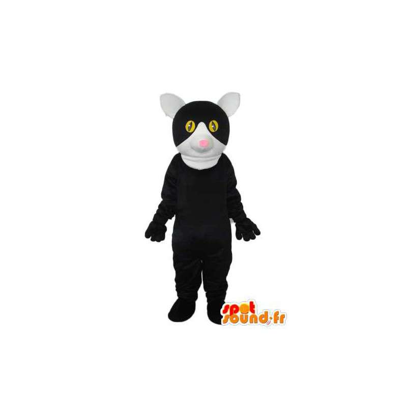 Black Maus Anzug - schwarze Maus Kostüm - MASFR003830 - Maus-Maskottchen