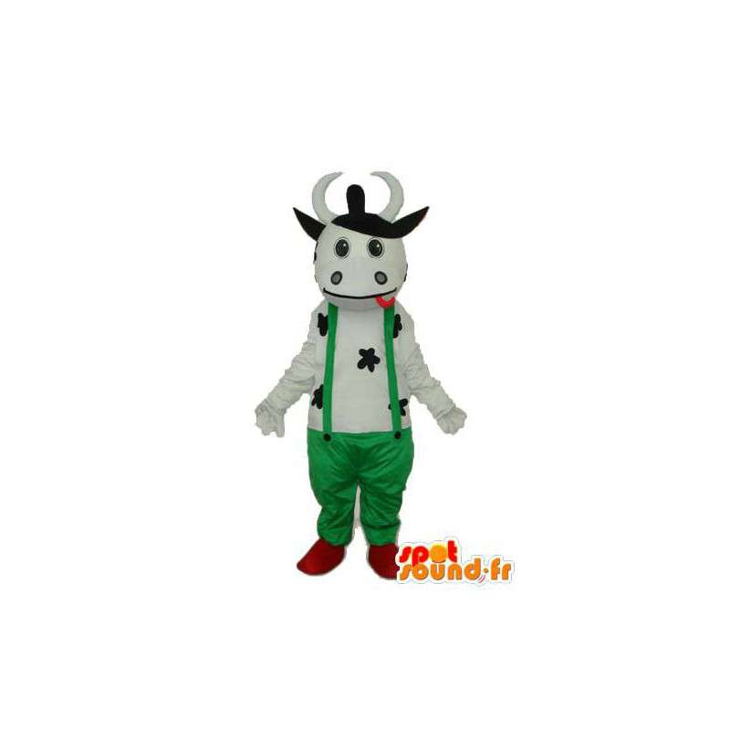 緑のカエルの衣装-農場の子牛の変装-MASFR003842-カエルのマスコット