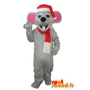 Costume de souris papa Noël — Déguisement de souris papa Noël - MASFR003850 - Mascotte de souris