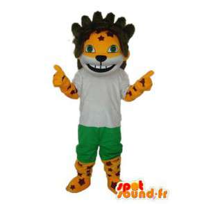 Lion mascot, world cup 2010 - Customizable - MASFR003852 - Lion mascots