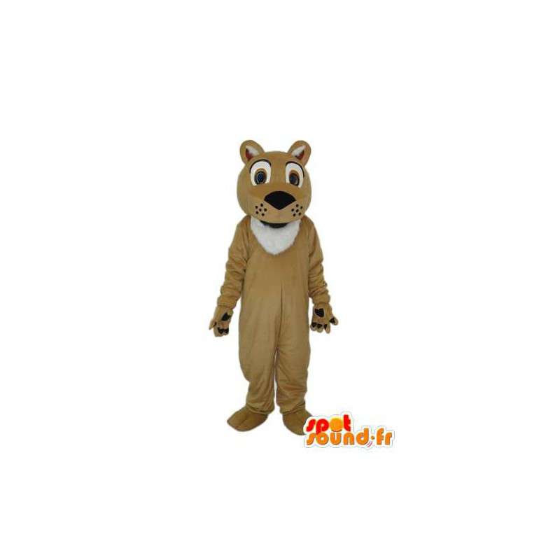 Costume che rappresenta un marrone pantera - MASFR003853 - Mascotte tigre