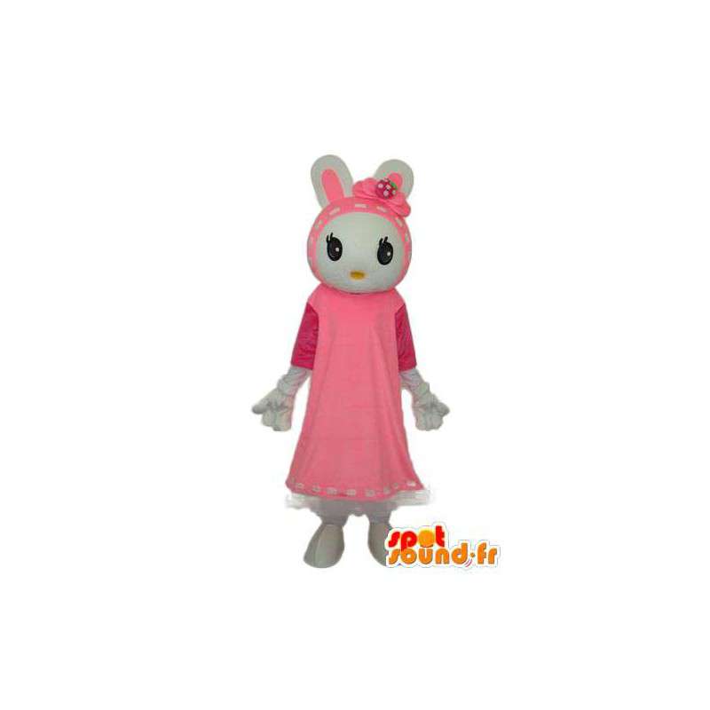 Hasenmädchen-Kostüm - Kostüme Kaninchen Teenager - MASFR003880 - Hase Maskottchen