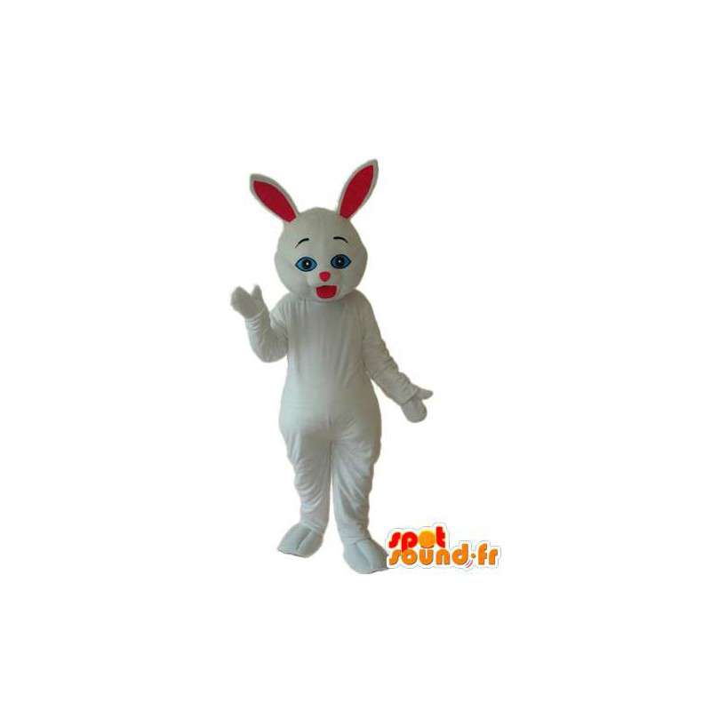 Alle hvid kanin kostume - hvid kanin kostume - Spotsound maskot