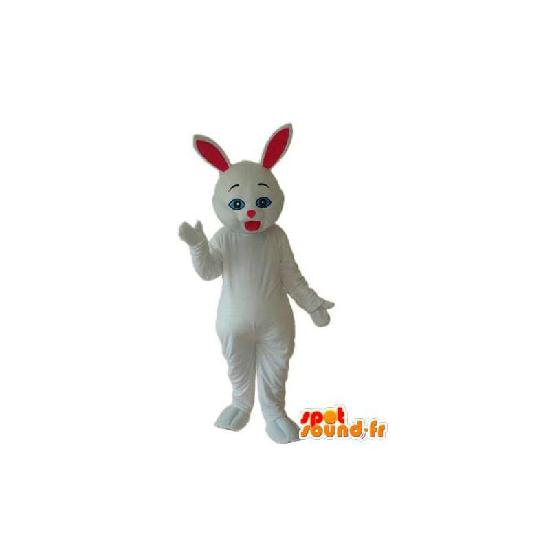 Disfraz de conejo blanco - blanco traje de conejo - MASFR003881 - Mascota de conejo