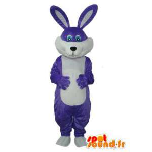 Conejito traje púrpura - traje de conejito púrpura - MASFR003882 - Mascota de conejo