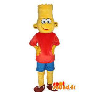 Mascotte de la famille Simpson – Costume de Bart Simpson - MASFR003889 - Mascottes Les Simpson