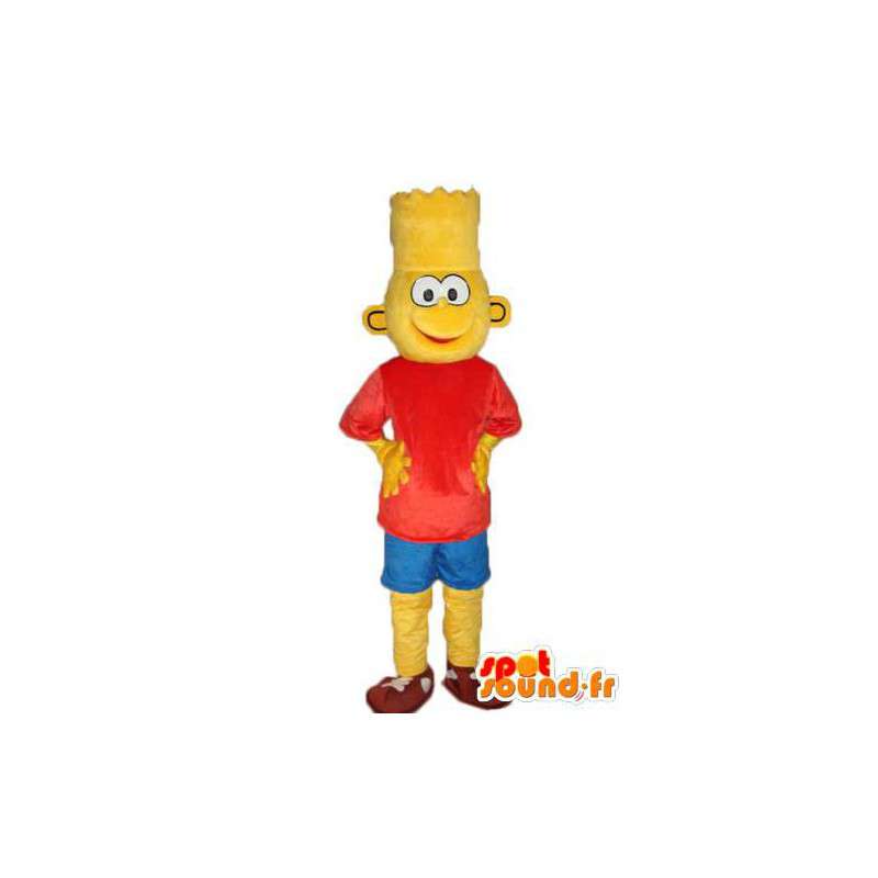 Mascote da família Simpson - Traje Simpson Bart - MASFR003889 - Mascotes Os Simpsons