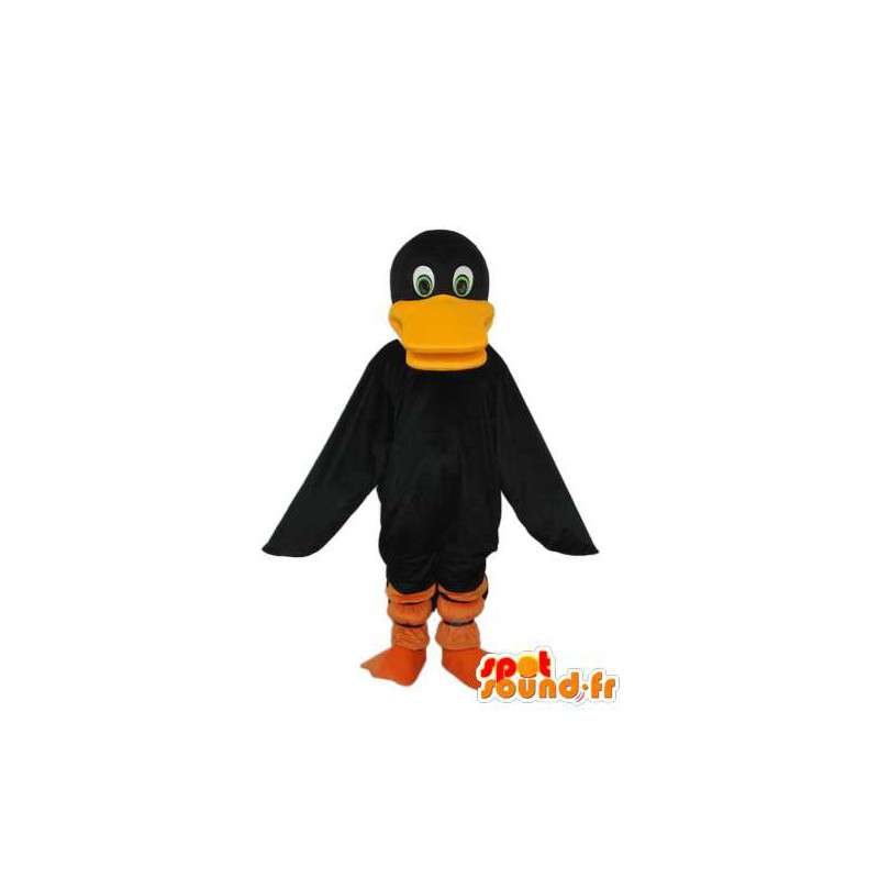 Disfraz de pato negro con pico amarillo - Personalizable - MASFR003896 - Mascota de los patos