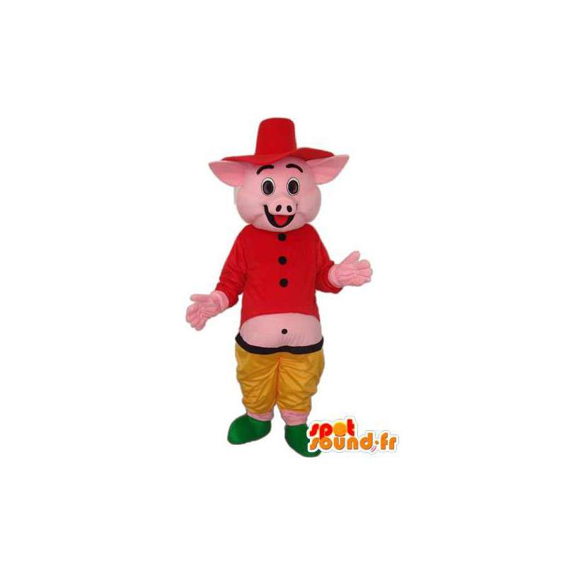 Przebranie hodowca świń - Przebierz wiele rozmiarów - MASFR003898 - Maskotki świnia