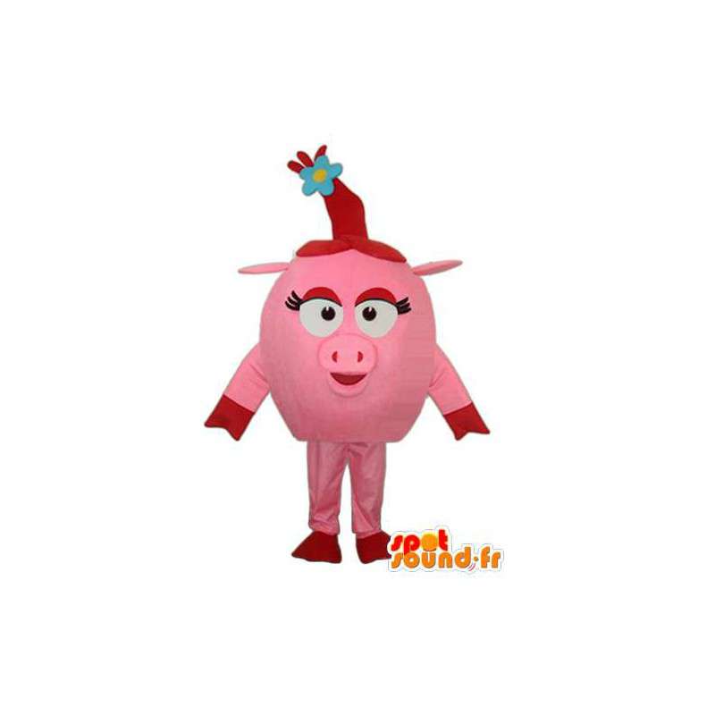 Costume de tête de truie – Déguisement de tête de truie - MASFR003899 - Mascottes Cochon