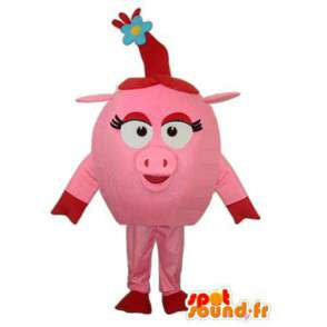 Costume de tête de truie – Déguisement de tête de truie - MASFR003899 - Mascottes Cochon