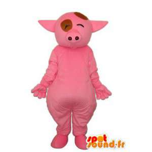 Rosa traje porco - traje porco cor de rosa - MASFR003900 - mascotes porco