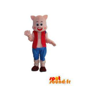 Disfraz de cerdo se relaja - Disfraz varios tamaños - MASFR003901 - Las mascotas del cerdo